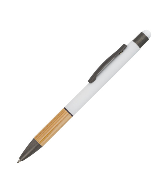 Długopis aluminiowy Kanuri, biały