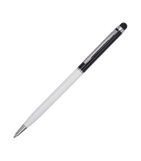 Długopis aluminiowy Touch Tipo, biały