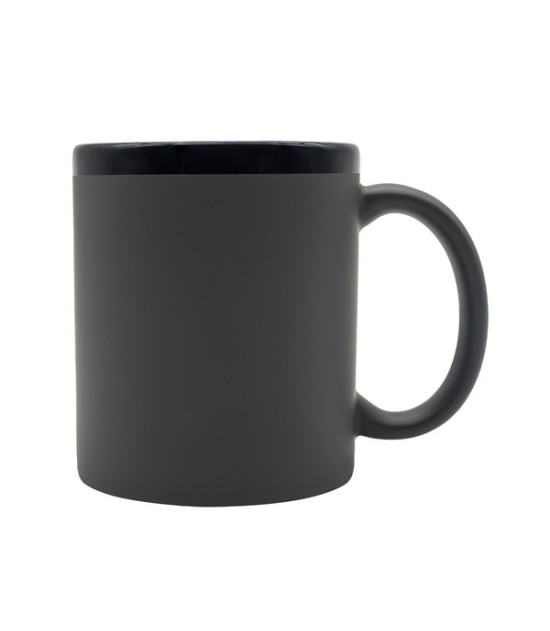 Kubek ceramiczny Velluto 350 ml, szary