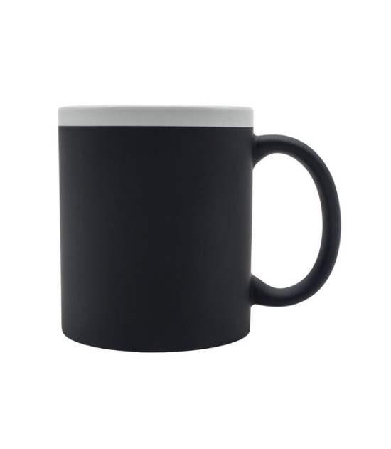 Kubek ceramiczny Velutti 350 ml, czarny