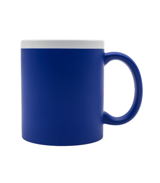 Kubek ceramiczny Velutti 350 ml, niebieski