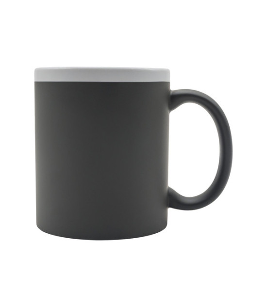 Kubek ceramiczny Velutti 350 ml, szary
