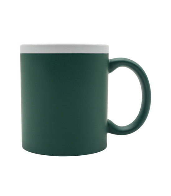 Kubek ceramiczny Velutti 350 ml, zielony