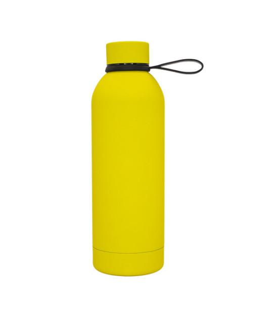 Butelka termiczna z uchwytem Mendoza Duo 500 ml, żółty