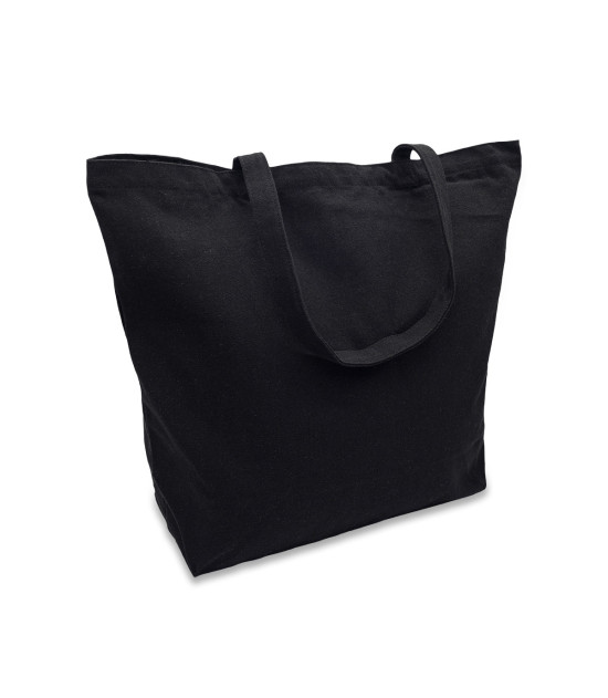 Torba z bawełny 340g/m2 Kinia, czarny