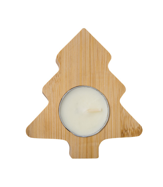 Świecznik ze świeczką tealight Comet, beżowy